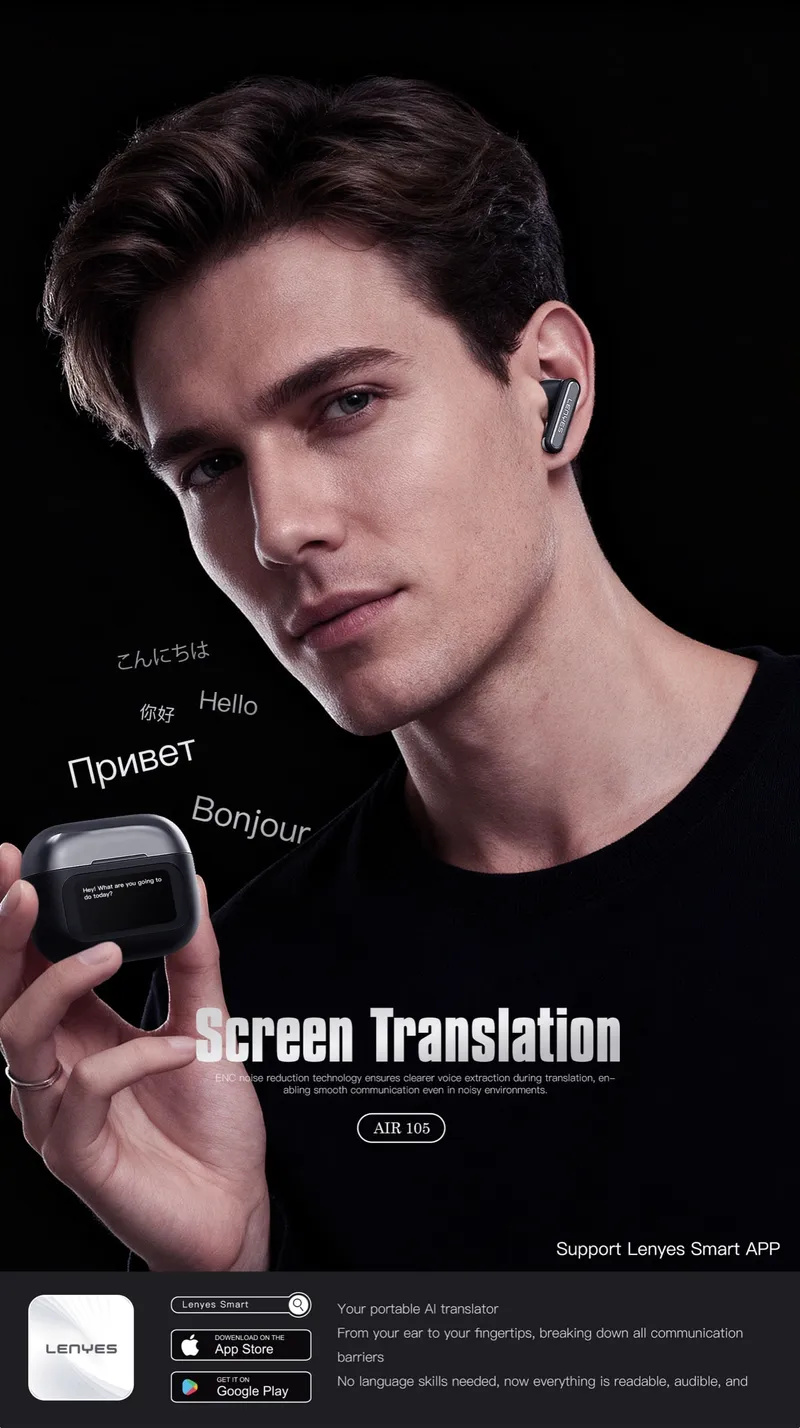 Lenyes Wireless Earbuds AIR 105