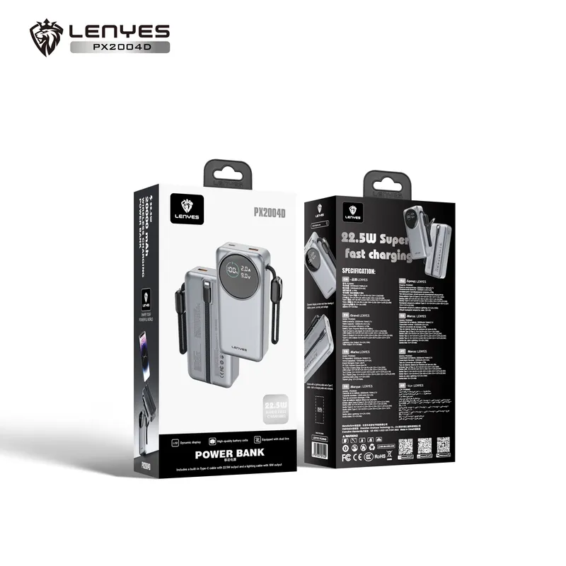 Lenyes 20,000 mAh Power Bank PX2004D