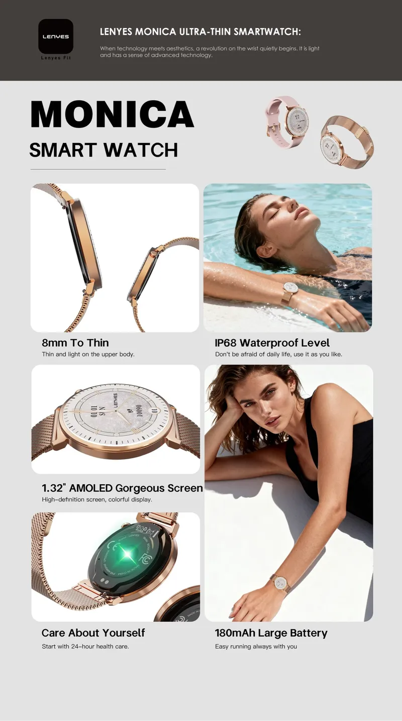 Lenyes Smart Watch MONICA