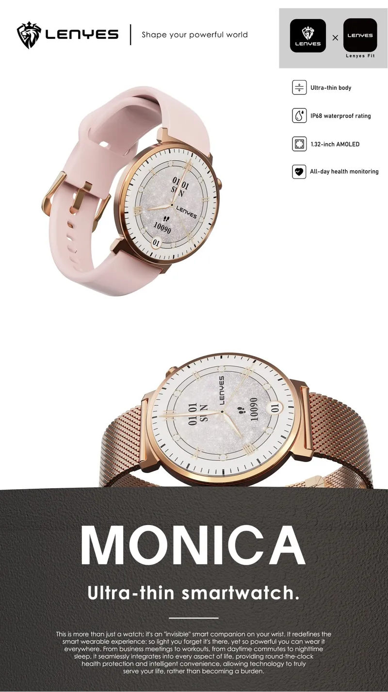 Lenyes Smart Watch MONICA