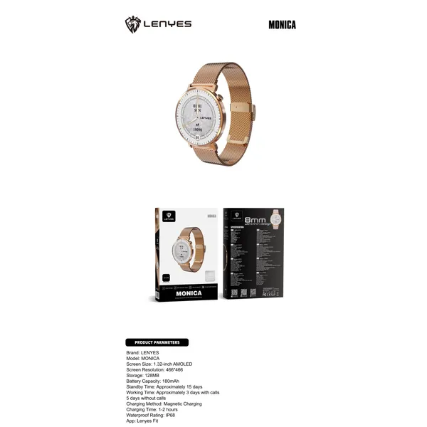 Lenyes Smart Watch MONICA