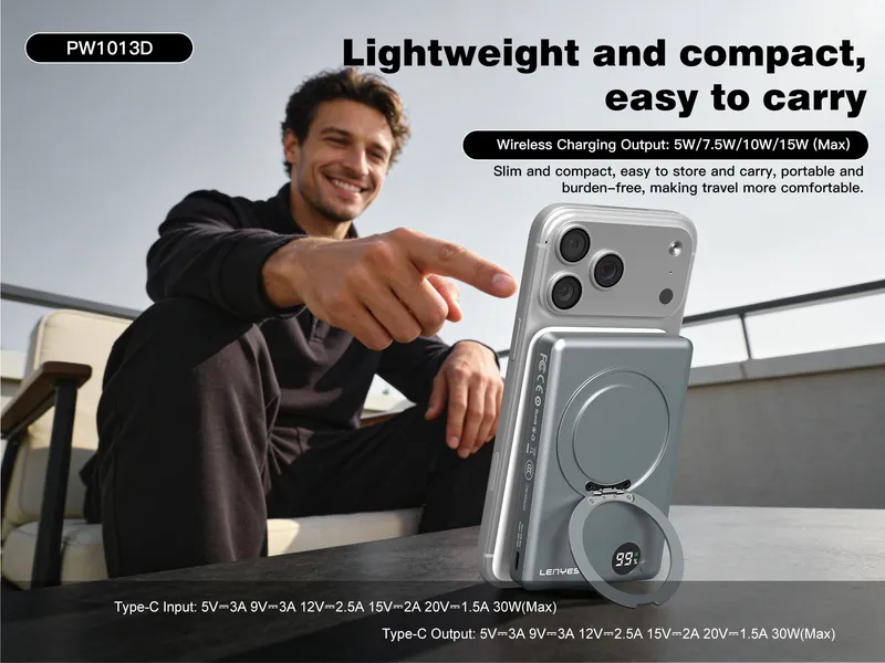 Lenyes 10,000 mAh Power Bank PW1013D