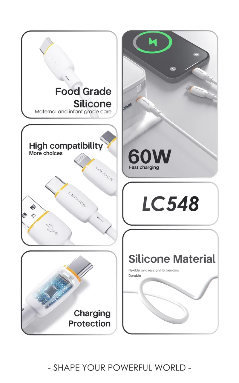 Lenyes USB-C to USB-C Cable LC548
