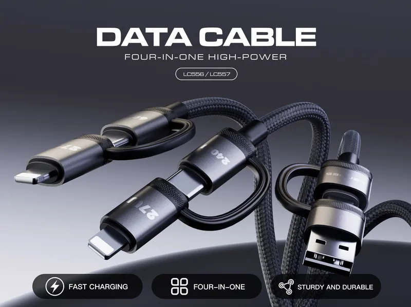 Lenyes 4-in-1 Braided Cable LC557