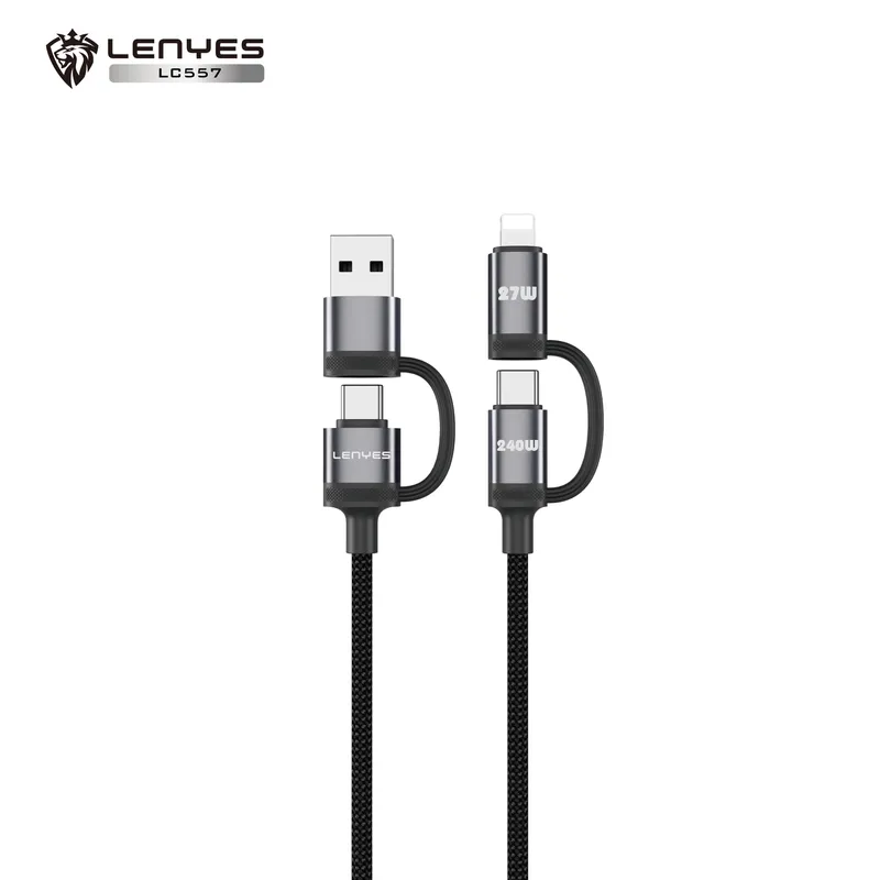 Lenyes 4-in-1 Braided Cable LC557