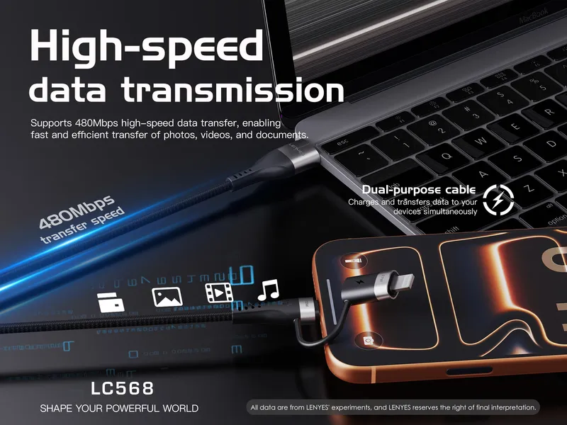 Lenyes 4-in-1 Cable LC568