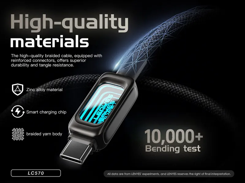 Lenyes USB-C to USB-C Cable LC570