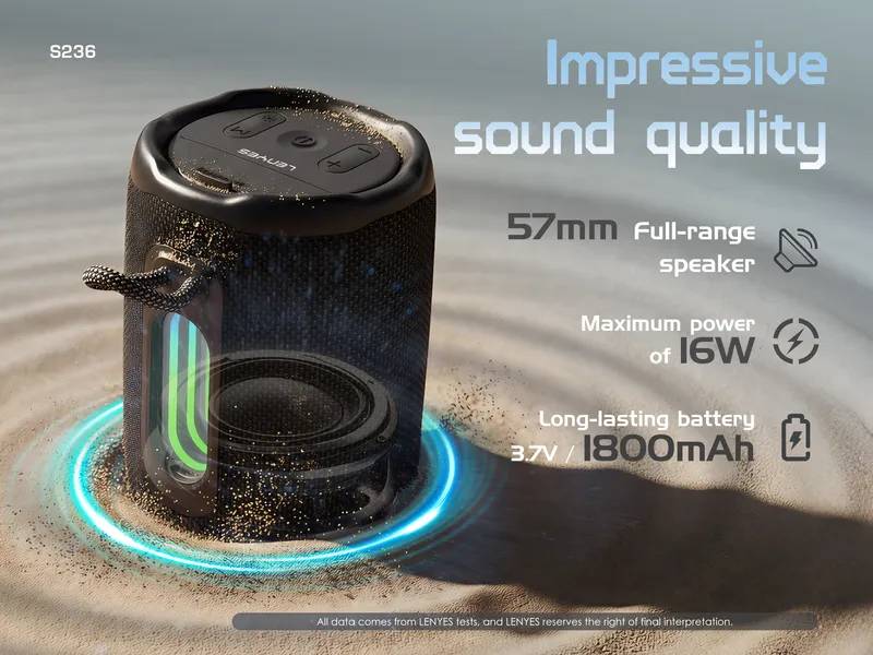 Lenyes Bluetooth Speaker S236
