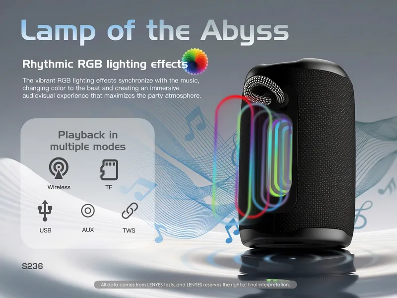 Lenyes Bluetooth Speaker S236