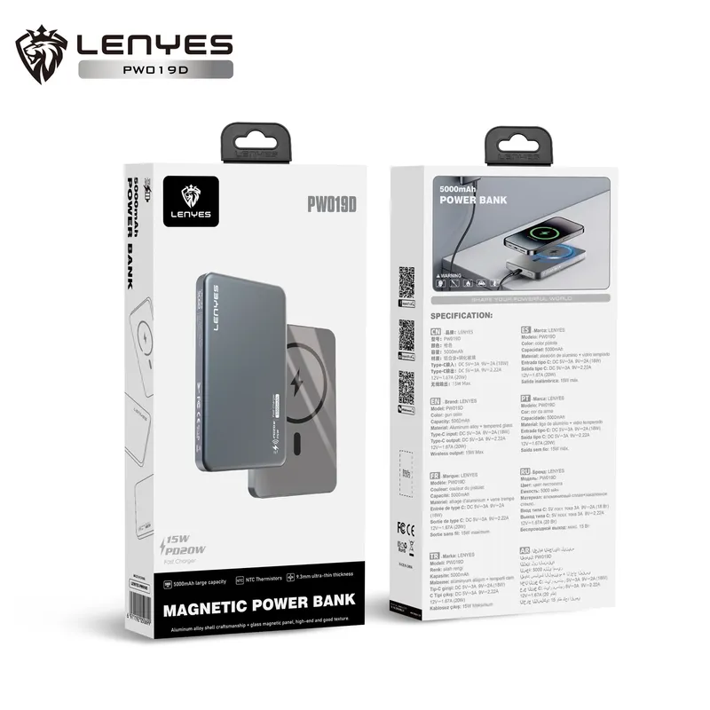 Lenyes 10,000 mAh Power Bank PW119D