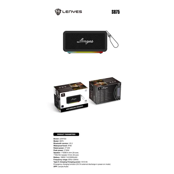 Lenyes Speaker S875