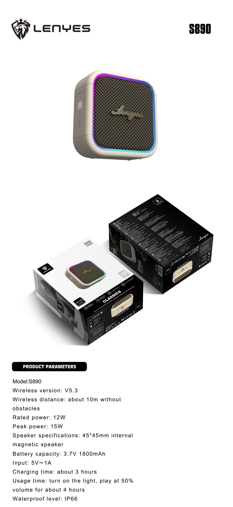 Lenyes Speaker S890